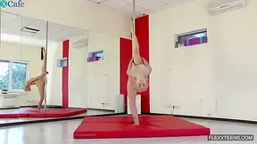 Dora Tornaszkova In Sexy Light Haired Pole Dancer Flashes Her Nude Body