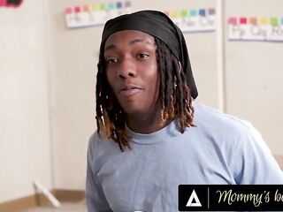 MOMS HUNK - Large Melons Teacher Lolly Dames Shows His Students Penis Fits Perfectly In Her Butt