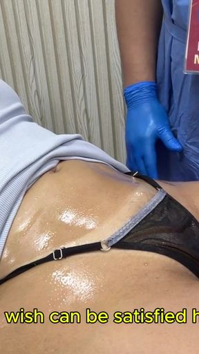 Doctor, is this how the review is Touching my pussy too rich   Clip 1