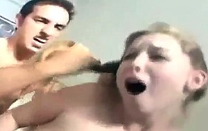 Sunny lane in pigtails