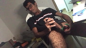 RED 0125 The big guy was naked next to me and I couldn'_t resist