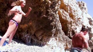 Blonde Nicole Pearl with huge boobs loves anal sex
