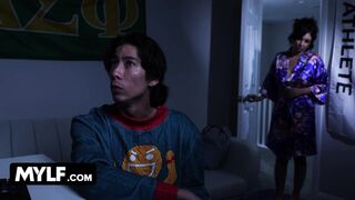 Pervy Stepbro Gets Stepmom and Stepsister Juniper Ren’s Pussy for Christmas