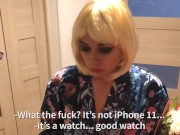 husband cheated on his wife because of she wanted iPhone l