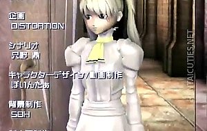 Chesty 3d hentai girl masturbate twat