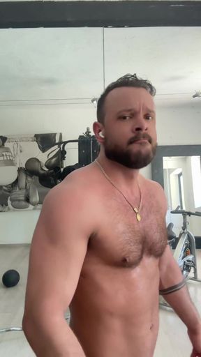 Macho Alpha Jerk off and Shoot in the Mirror