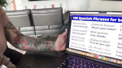 Sexy Spanish Teacher Drains Her Student's Balls - Creampie Fuck POV (Bianca Bailee, Scott Stark)