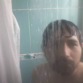 A COLD SHOWER BEFORE MASTURBATING