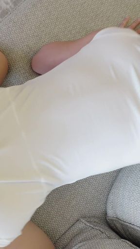 Bratty BF Distracts Waifu Girlfriend. Massive Squirt &amp; Destroyed Pants