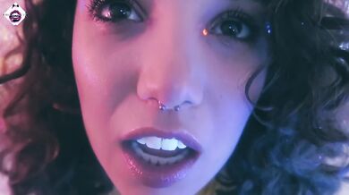 First time smoking in my own house - feeling like a bad girl - striptease