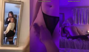 Trans Babe Gets Fucked Raw by Bisexual GF First Time Anal