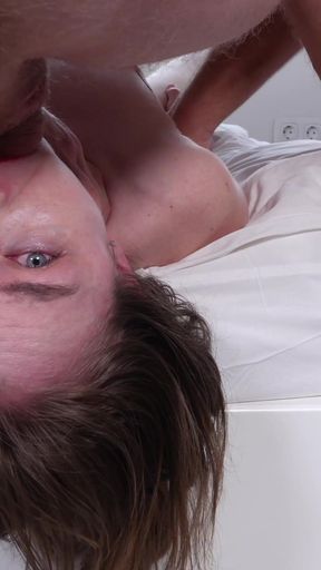 My College Life! Extreme Deep Hard Double Fucking of My Throat!