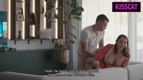 stepmom seduces stepson while husband’s away—will her naughty phone call end in a taboo fuck?!