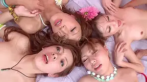 Japanese Girls: First Beach Volleyball, Then The Guys Come Over To Finger Them And Turn Them On With A Vibrator Before They Have Sex