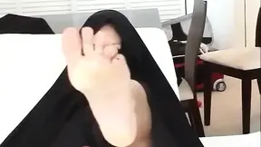 Big cock sucking foot job, foot fetish