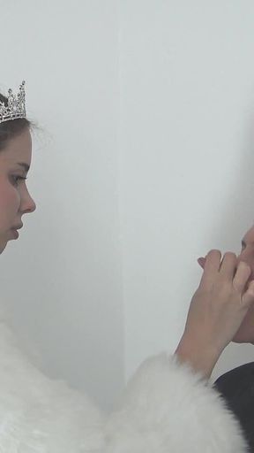 Tall Findom Train Her Slave!