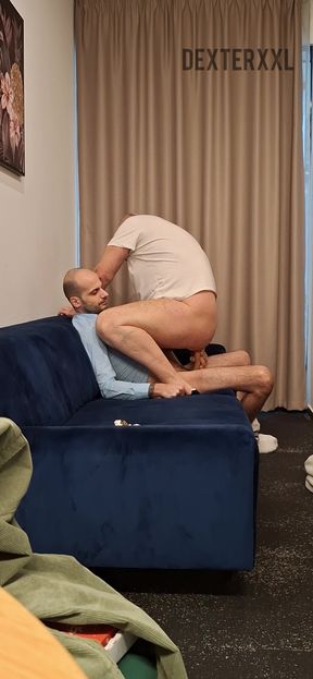 Arnold Big Huge Dick. Seduced a Skinny Sexy Man.by Chubby Big Daddy