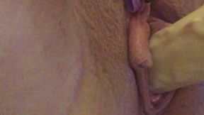 A Quick Tight Dildo Filled Pussy