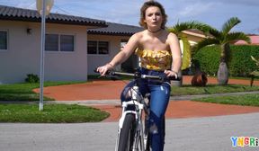 evie christian plays with herself before getting fucked