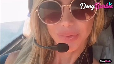 The milf won a helicopter ride but had to fuck the pilot!