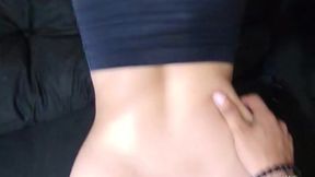 White girl with the perfect ass being fucked by a thick dick