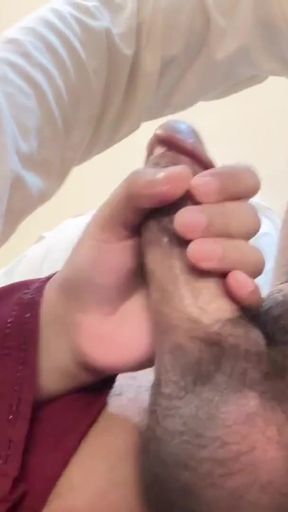 Unforgettable moment from "Arab BBW Girl is Surprised When I take out my Big Dick &amp; Masturbat in Bank waiting room Then she"