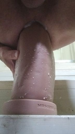 CD Trans Persists with Extreme Dildo