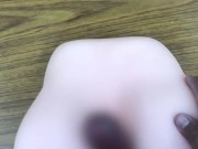 パイズリ射精　デカチン黒チン＋Japanese Amateur Teen boy Masturbate Cum Shot