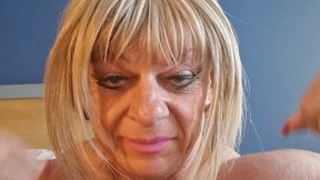 Posing in my hotel room