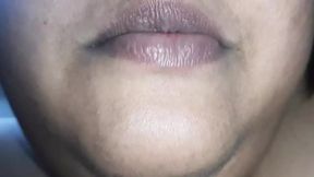 Indian bbw wife Blowjob pussy licked and riding with dirty talk