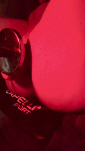 Fuck machine makes ass cream