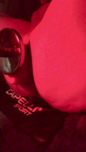 Fuck machine makes ass cream