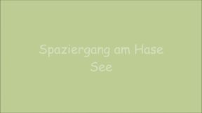 Walking around town in a see-through blouse