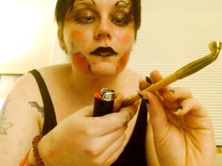 Painted Wench Eats Aphrodesiac Then Ruins Its Makeup-Unedited