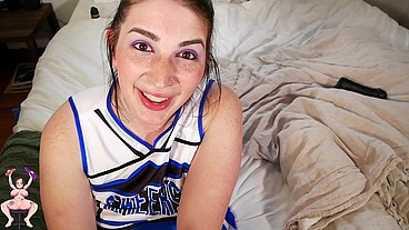 Farting Cheerleader Fucks Her Ass For You