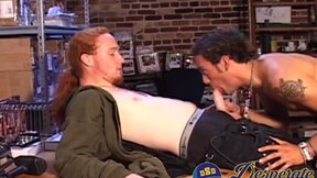 Straight dudes DJ And Aires fuck at work like a pair of horny amateurs