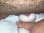Ftm Transman Fucks Pocket Ass with T Cock and Cums Inside