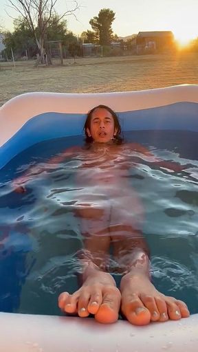 Naked Pool Time