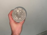 Macrophilia - tiny cum slaves trapped in giants fleshlight