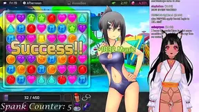 Neko Tempts Viewers with Hot Spanking Play in Livestream Fantasy