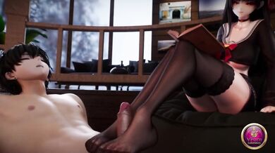 We were studying, but I got horny and ended up having crazy sex