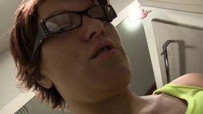 Squirt in the locker room