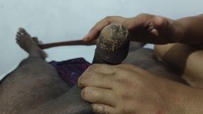 My girlfriend enjoys sucking my big black cock like a meat