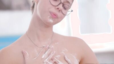 MY18TEENS - Beautiful girl Alice Murkovski fucks her pussy with a fingers