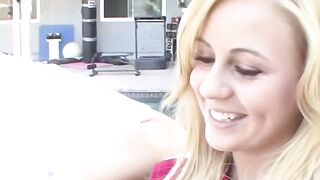 UNLEASH THE CHEERLEADER BEAST 2 MASSIVE DICKS CANT HANDLE JAMIE JAMES INSATIABLE APPETITE!