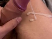 Gran polla sin cortar se corre