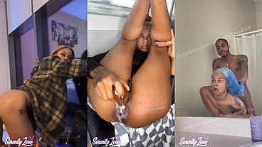 Ebony Squirter EXPLODES – Renity Love Loses Control & Gushes Everywhere