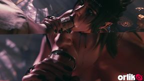 Shadowheart Baldur's Gate 3 Hot Sloppy Blowjob - Wet Messy 3D Animation