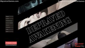 Detective titty-fucks hot widow in depraved PC game