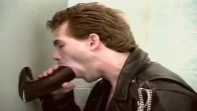 Vintage Glory Hole With Huge Black Cock